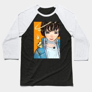 girls illustration Baseball T-Shirt